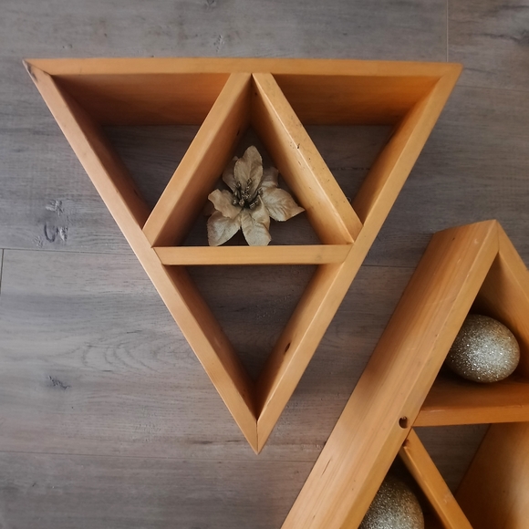 2 pieces wall decor wood 🪵 - Picture 4 of 5